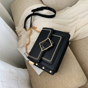 Chain Pu Leather Crossbody Bags For Women 2020 Small Shoulder