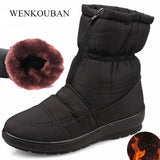 Women Shoes Platform Female Snow Ankle Boots Waterproof