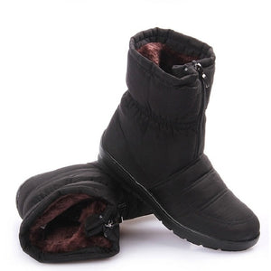 Women Shoes Platform Female Snow Ankle Boots Waterproof