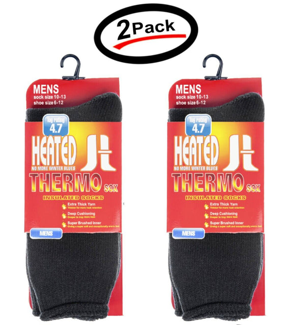 MENS HEATED THERMO SOX INSULATED SOCKS 