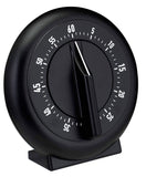 60 Minute Magnetic Kitchen Timer Basic Kitchen Timer, Black (2 Pack)