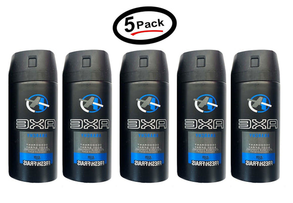(5 Pack) Axe Body Spray Anarchy For Men Deodorant, 150ml - New
