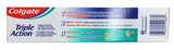 Colgate Triple Action Fluoride Toothpaste, Original Mint 8.0 OZ. (5 Pack)