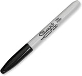 (3 Pack) Sharpie Permanent Marker Original, Fine Point Black Ink