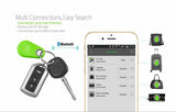 Anti-Lost Theft Device Alarm Bluetooth Remote GPS Tracker Key Finder (White)
