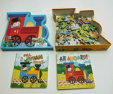 72 Piece Train Jigsaw Puzzle & 2 Adventurous Story Books