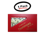 1 Double Six Mini Dominoes Dominos Set of 28 Tiles Each (1 Pack)