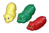 3-Pack 11" Plastic Piggy Banks Saving Money The Fun Way Tuff Pigs Assorted Color