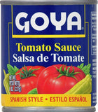 6 Goya Tomato Sauce Salsa De Tomate Spanish Style 8 Oz Can