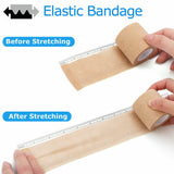 (3 Pack) 4" Elastic Sports/Body Wrap Self - Closure Bandages - New