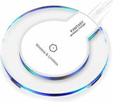 Fantasy Qi Fast Charging Crystal Pad For iPhone 8 8Plus X XS XR XS Max (White)