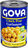 3 Pack of Goya Chick Peas Garbanzos Prime Premium 15.5 Oz.