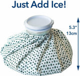 Grafco English Style Ice Caps 9" Wide Cold Therapy Reusable Ice Bag