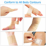 (3 Pack) 2" Elastic Sports/Body Wrap Self - Closure Bandages - New