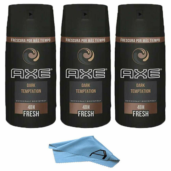 3 Axe Body Spray DARK TEMPTATION Deodorant & Body Spray 150ml