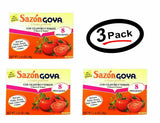3 Pack Goya Sazon Con Cilantro Y Tomato 1.41 Oz.