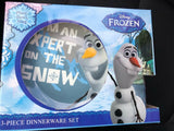 Disney Frozen Snow Expert Dinnerware Set, Olaf, 3-Piece