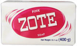 2 Zote Soap Laundry Stain Remover Pink Bar 14.1oz (Pack of 2)
