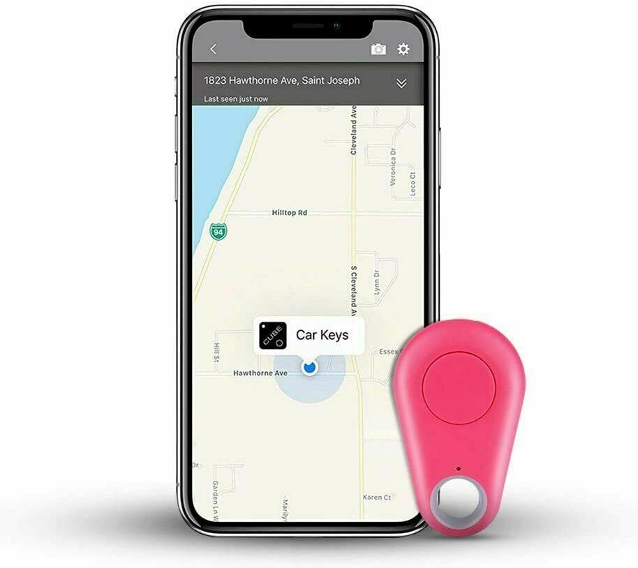 Alpexe Tracker Rose GPS Bluetooth Intelligent Alarme Anti Perdu