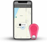 2 Anti-Lost Theft Device Alarm Bluetooth Remote GPS Tracker Key Finder (Pink)