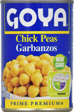 1 Pack of Goya Chick Peas Garbanzos Prime Premium 15.5 Oz.