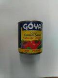 Goya seasoned Tomato Sauce Salsa De Toma hot Picante 8 Oz Can - 6 Pack