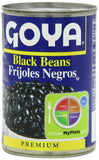 (3 Pack) Goya Black Beans - Frijoles Negros 15.5 Oz