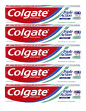 Colgate Triple Action Fluoride Toothpaste, Original Mint 8.0 OZ. (5 Pack)