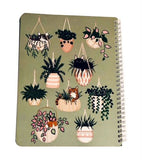 (1 Pack) Molly & Rex Spiral Notebook, Cat Pattern, Wide Ruled with Folder