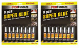 16 Pcs Super Glue - 'Cyanoacrylate Adhesive' 3 Grams All Purpose Repair - New