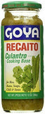 1 Goya Recaito & 1 Goya Sofritoa Cooking Base 2-12 Oz Jars (2 Pack)