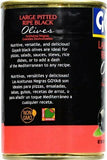 (3 Pack) Goya Large Pitted ripe Black Olives 170g 6 Oz Can
