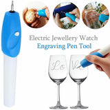 EZ Electric Engraving Pen Carve Tool Metal Engraver Jewelry Glass Etching Steel