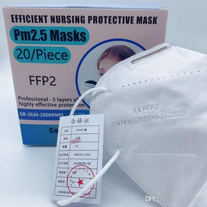1 Pcs KN95 FFP2 certification Mask Anti Dust Protective Dustproof PM2.5 Mask