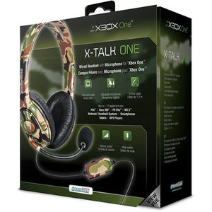DreamGear X-Talk Wired Headset: Camo for Xbox One